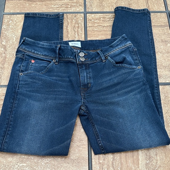 Hudson Collin Jeans Women's Dark Blue Straight Leg Jeans size 28 - Picture 3 of 8